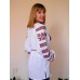 Embroidered blouse "Petrykivka Red"